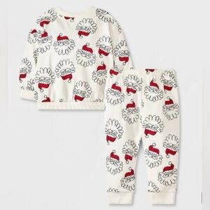 Baby Holiday Christmas Santa Fleece Sweatshirt & Jogger Pants Set - Cat & Jack™
